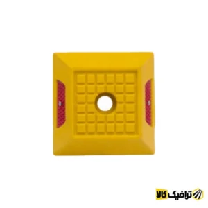 گل میخ ترافیکی پلاستیکی طلق دار 15*15