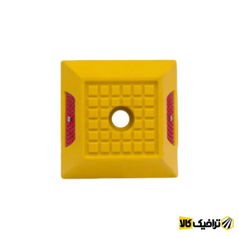 گل میخ ترافیکی پلاستیکی طلق دار 15*15